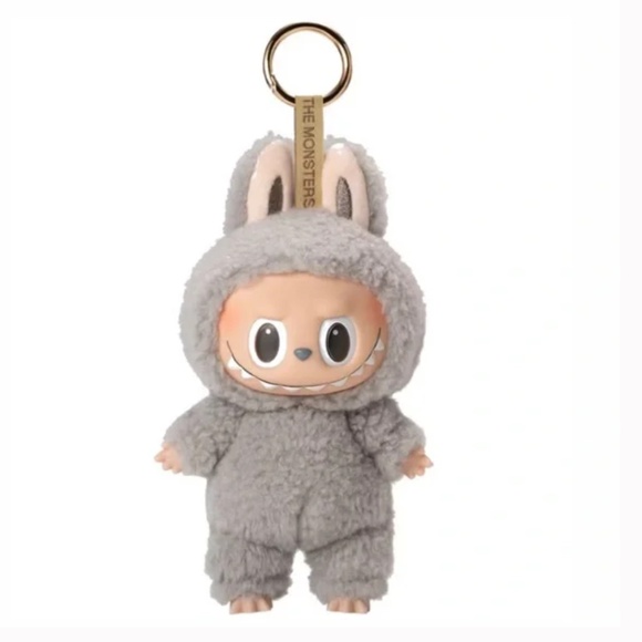 Authentic Labubu Exciting Macaron Series SESAME BEAN Plush Pendant SEALED - Picture 1 of 14